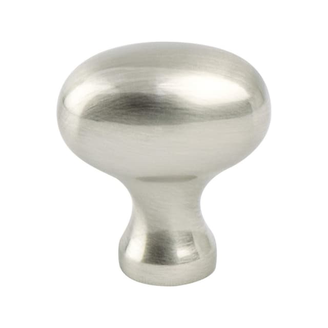 34mm Advantage Plus-3 Oval Knob, Brushed Nickel