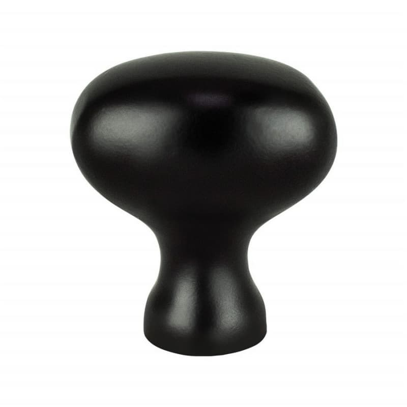1-1/8" Advantage-3 Oval Knob, Matte Black