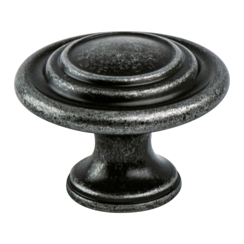 34mm Advantage-2 Ringed Knob, Antique Pewter