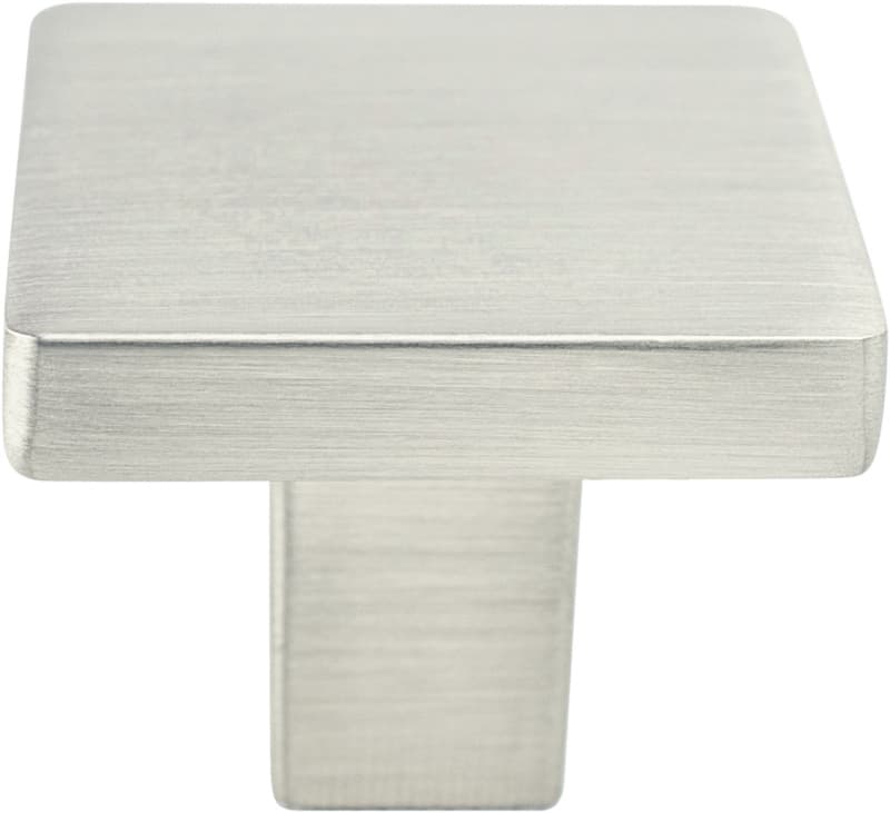 1-1/8" Square Knob, Satin Nickel