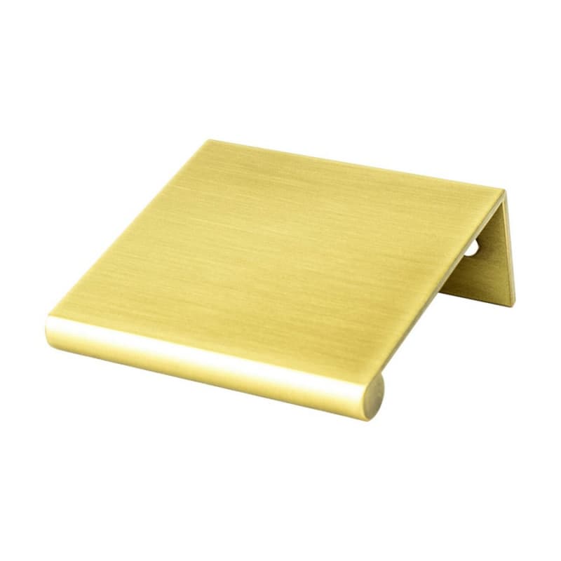 1-1/4" Bravo Finger Pull, Satin Gold, 1-3/4" Length