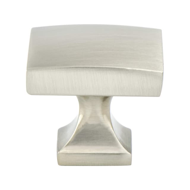 1-3/8" Epoch Edge Square Knob, Brushed Nickel