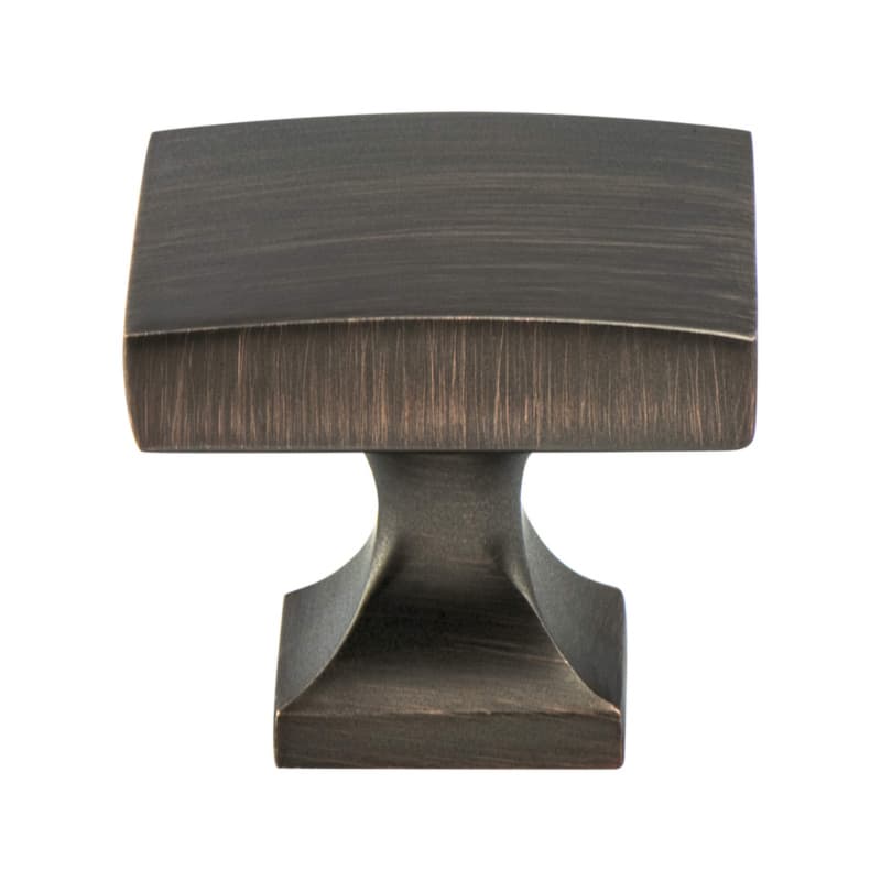 1-3/8" Epoch Edge Square Knob, Verona Bronze