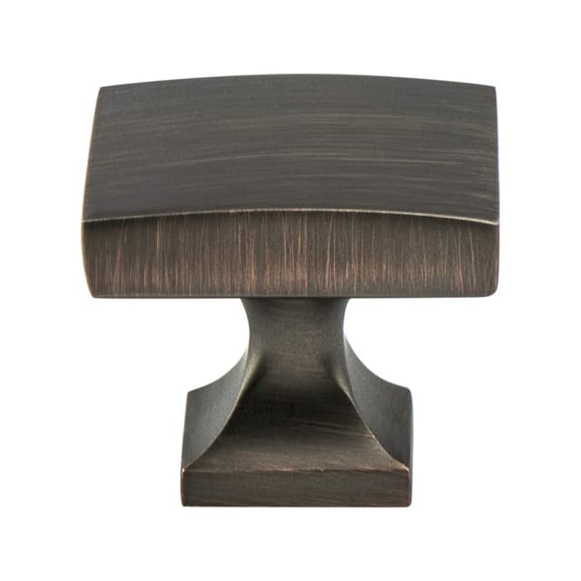 1-3/8" Epoch Edge Square Knob, Verona Bronze
