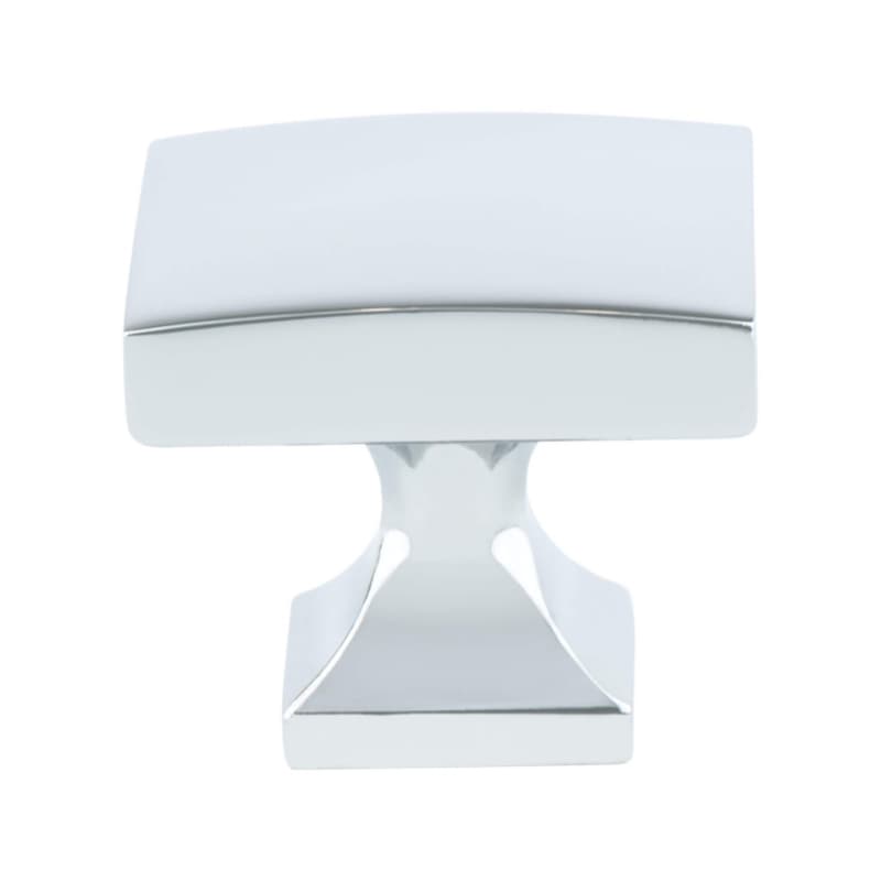 1-3/8" Epoch Edge Square Knob, Polished Chrome