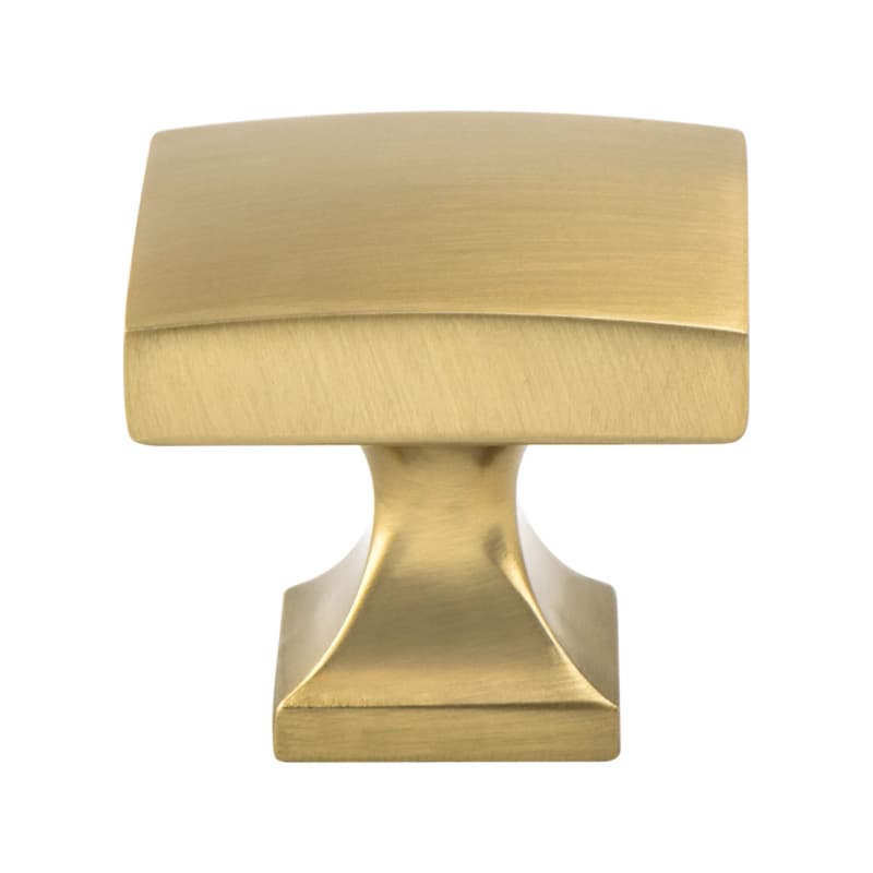 1-3/8" Epoch Edge Square Knob, Modern Brushed Gold
