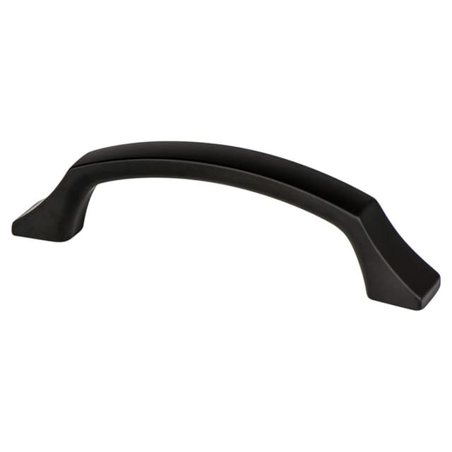 96mm Epoch Edge Handle Pull, Matte Black