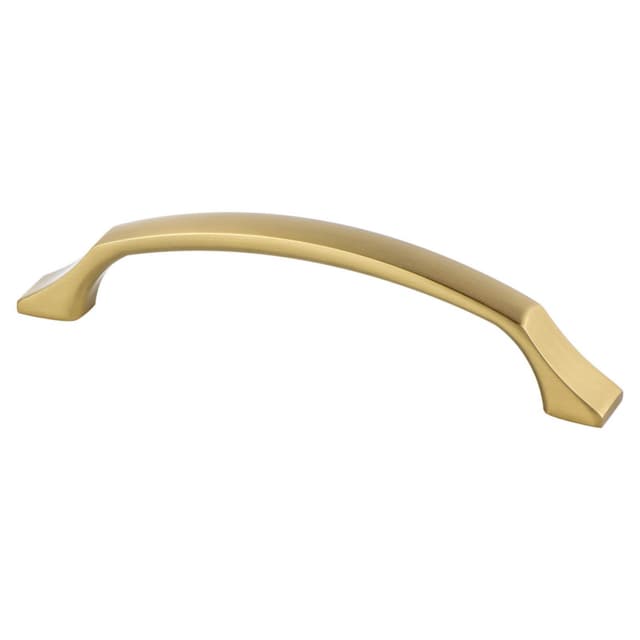 128mm Epoch Edge Handle Pull, Modern Brushed Gold