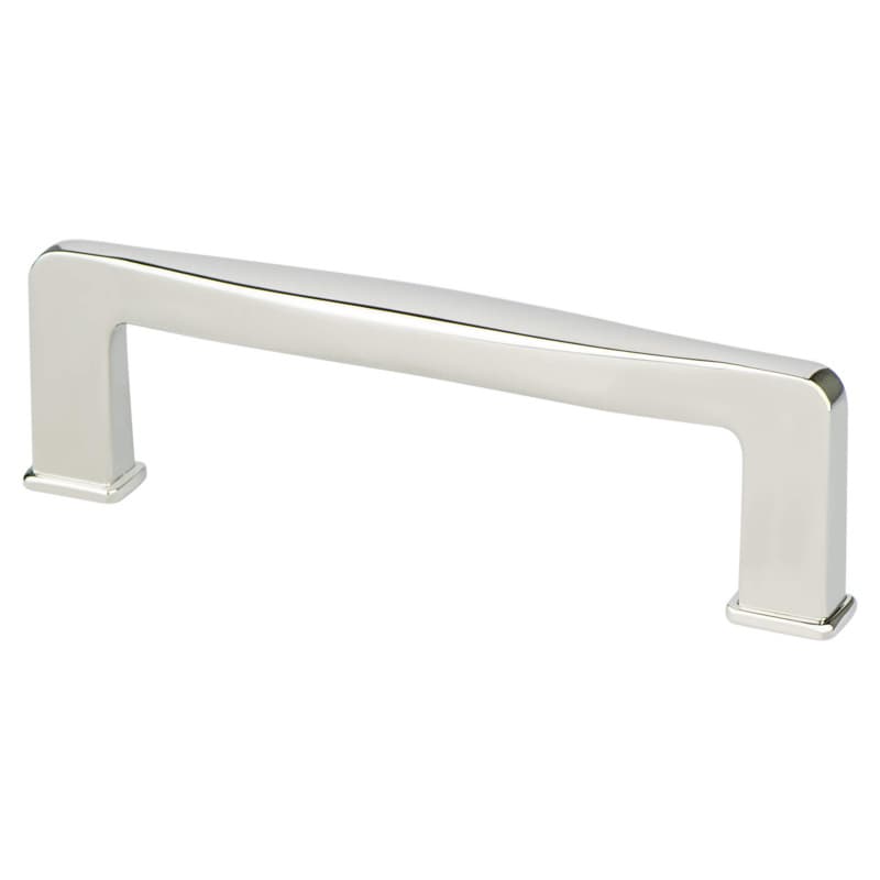 96mm Subtle Surge Handle Pull, Polished Nickel
