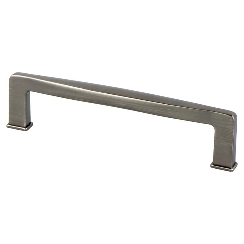 128mm Subtle Surge Decorative Bar Pull, Vintage Nickel