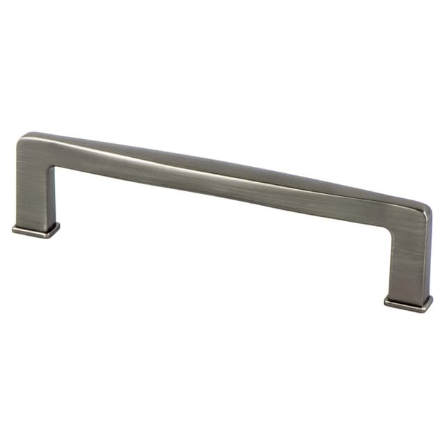 128mm Subtle Surge Decorative Bar Pull, Vintage Nickel