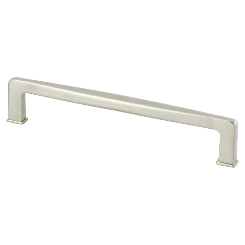 160mm Subtle Surge Decorative Bar Pull, Brushed Nickel