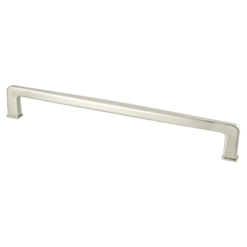 224mm Subtle Surge Decorative Bar Pull, Brushed Nickel