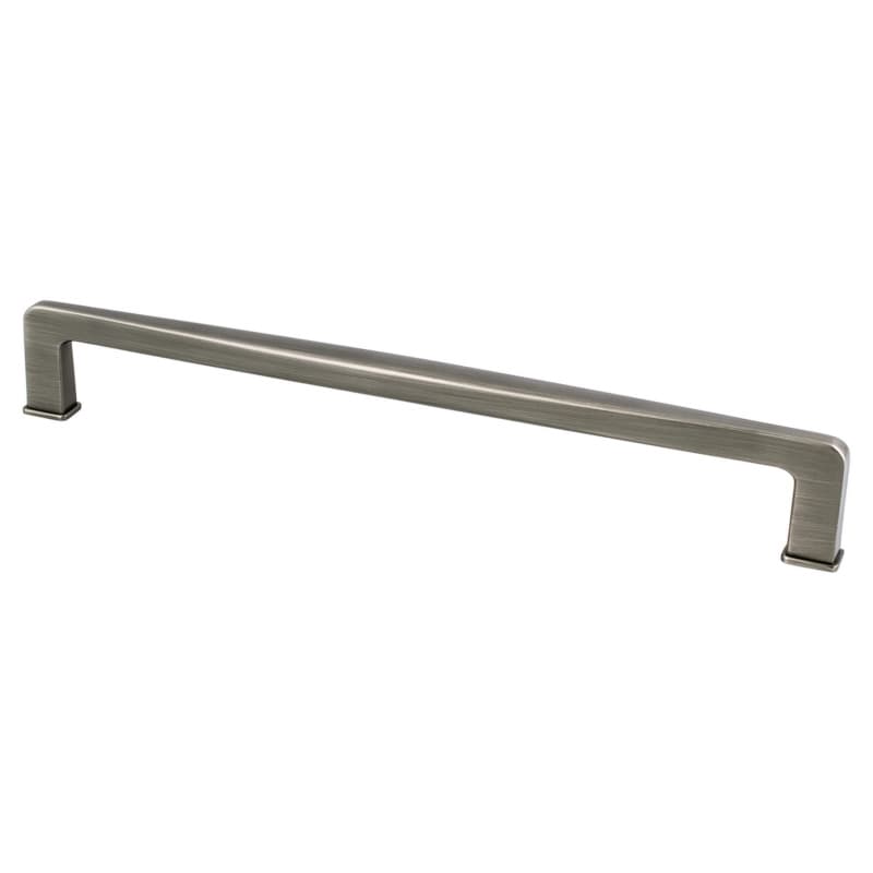 224mm Subtle Surge Decorative Bar Pull, Vintage Nickel