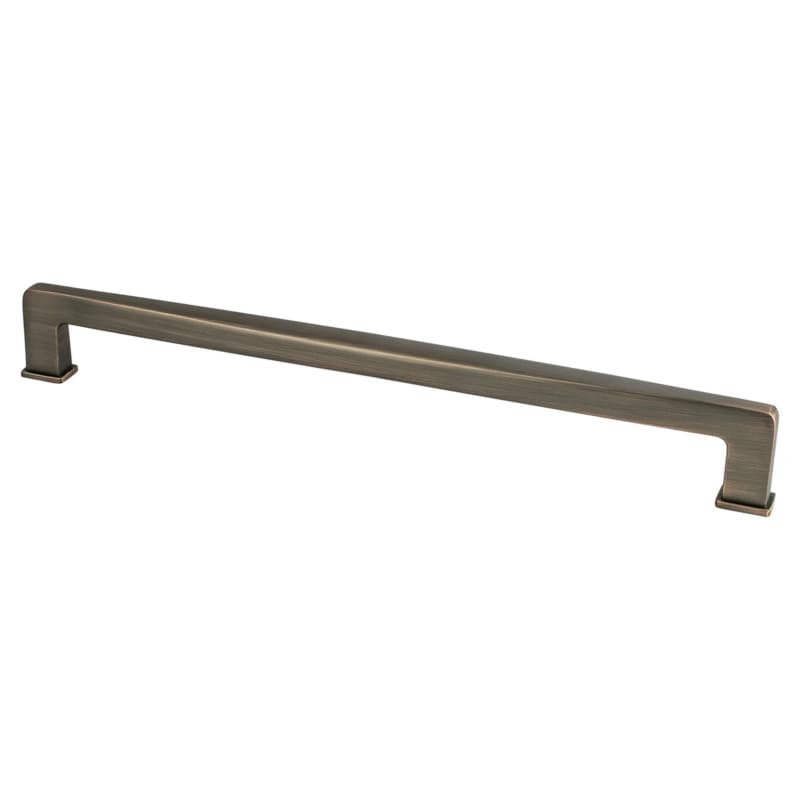 12" Subtle Surge Decorative Bar Pull, Verona Bronze