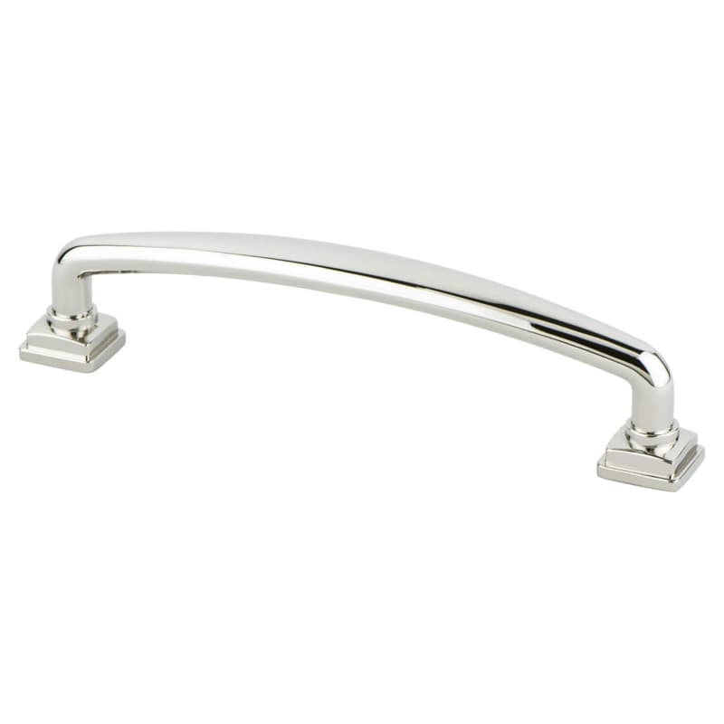 128mm Tailored Traditional Handle Pull, Polished Nickel