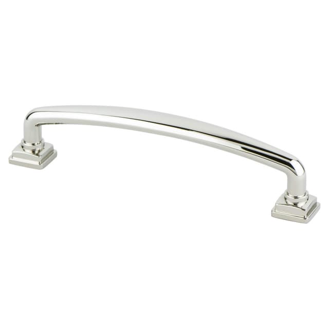 128mm Tailored Traditional Handle Pull, Polished Nickel