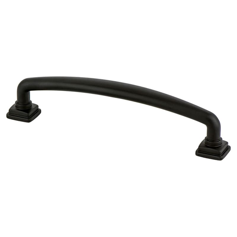 128mm Tailored Traditional Handle Pull, Matte Black