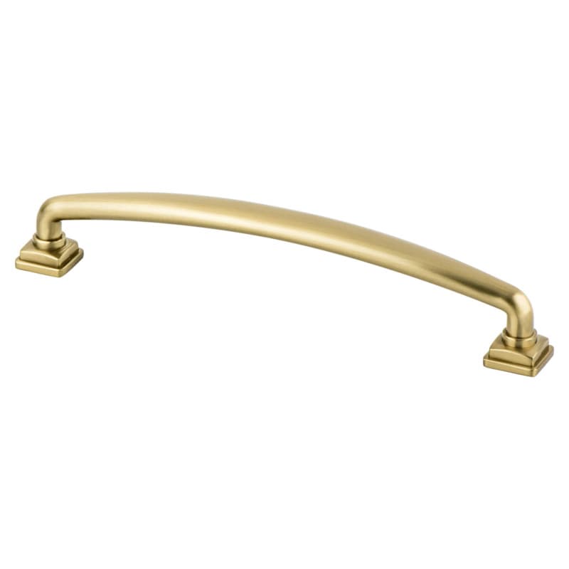 160mm Tailored Traditional Handle Pull, Modern Brushed Gold
