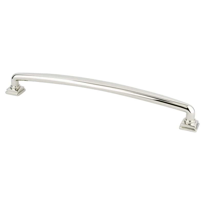 224mm Tailored Traditional Handle Pull, Polished Nickel
