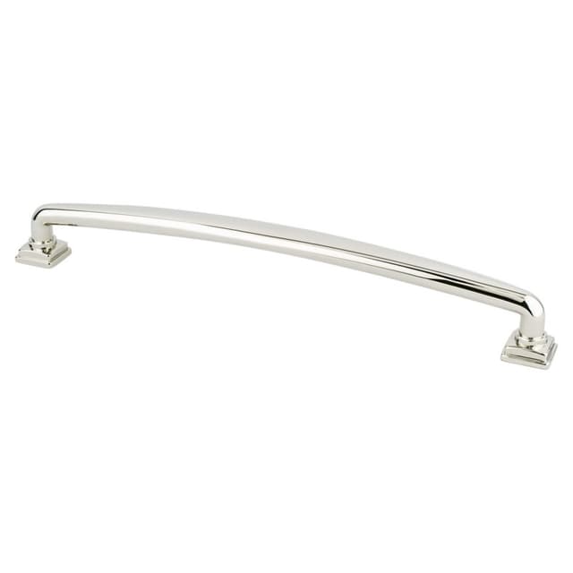 224mm Tailored Traditional Handle Pull, Polished Nickel
