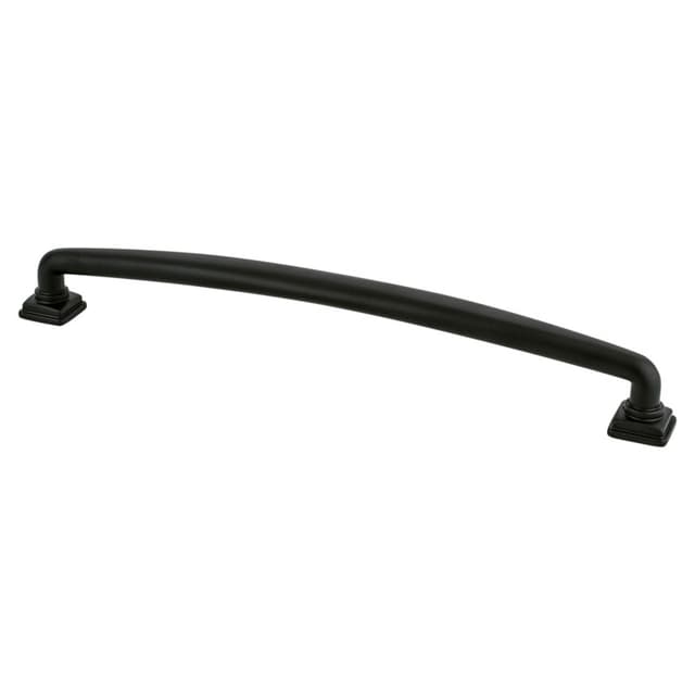 224mm Tailored Traditional Handle Pull, Matte Black