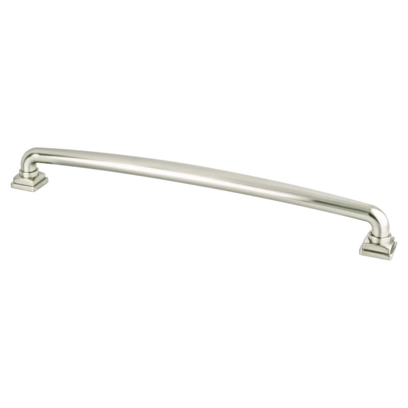 12" Tailored Traditional Appliance Pull, Brushed Nickel