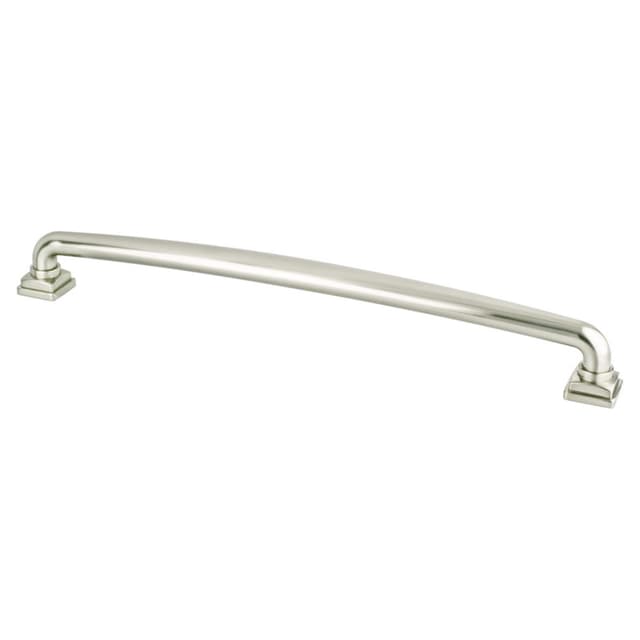 12" Tailored Traditional Appliance Pull, Brushed Nickel