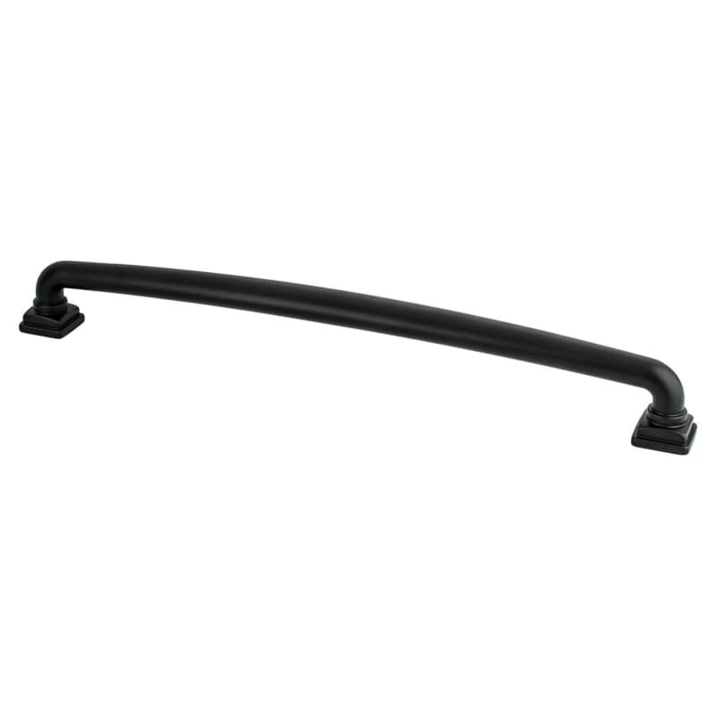 12" Tailored Traditional Appliance Pull, Matte Black