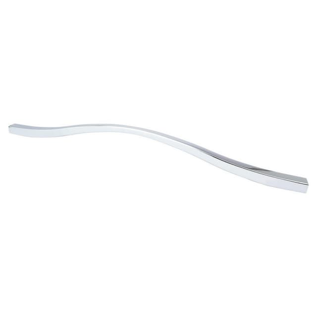 11-11/32"/12-19/32" Fluid Handle Pull, Polished Chrome