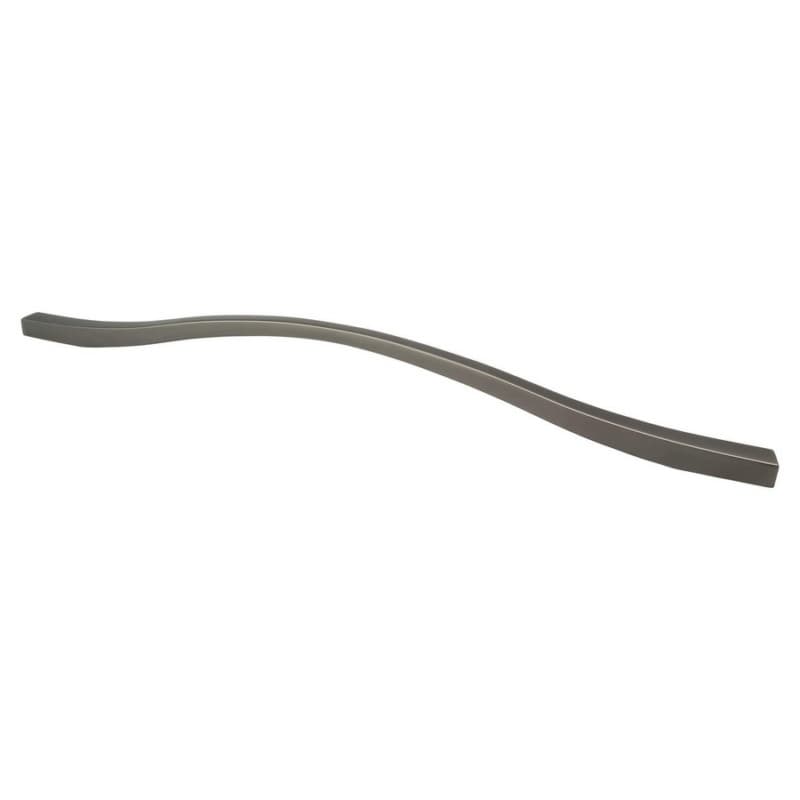 11-11/32"/12-19/32" Fluid Handle Pull, Charcoal Gray