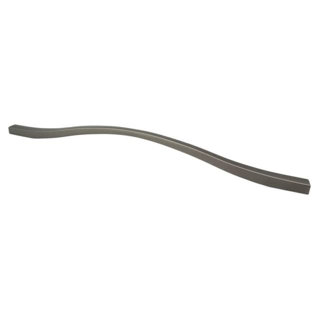 11-11/32"/12-19/32" Fluid Handle Pull, Charcoal Gray