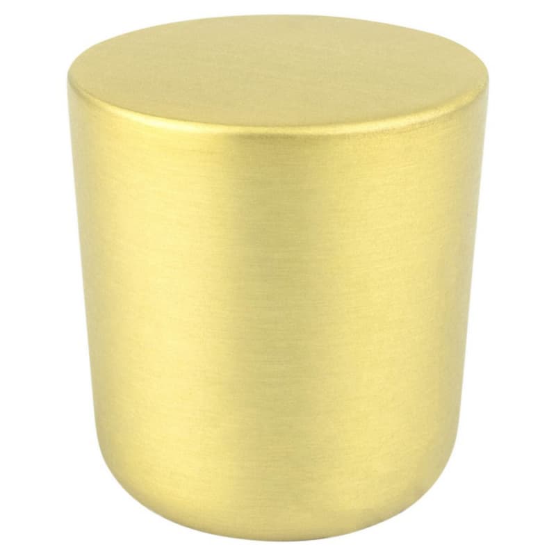 31/32" Mini Large Round Knob, Soft Gold