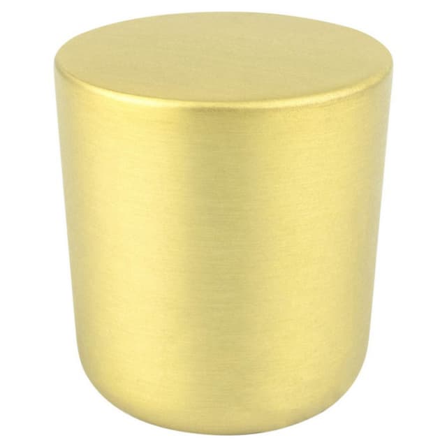 31/32" Mini Large Round Knob, Soft Gold