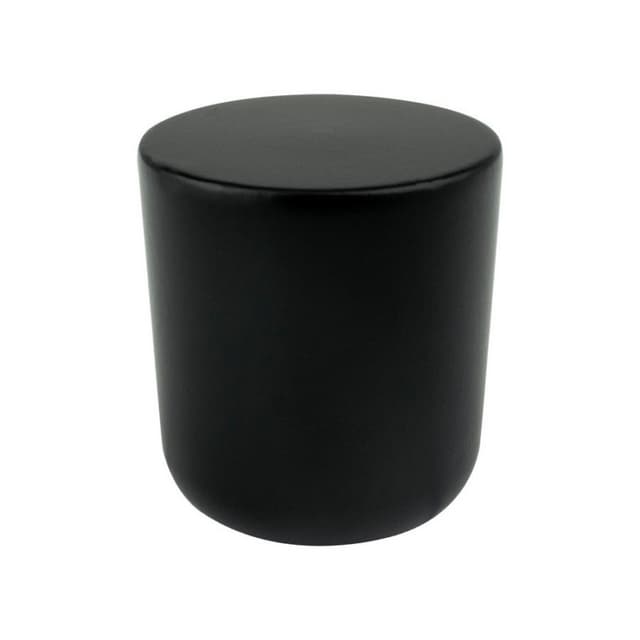 31/32" Mini Large Round Knob, Black