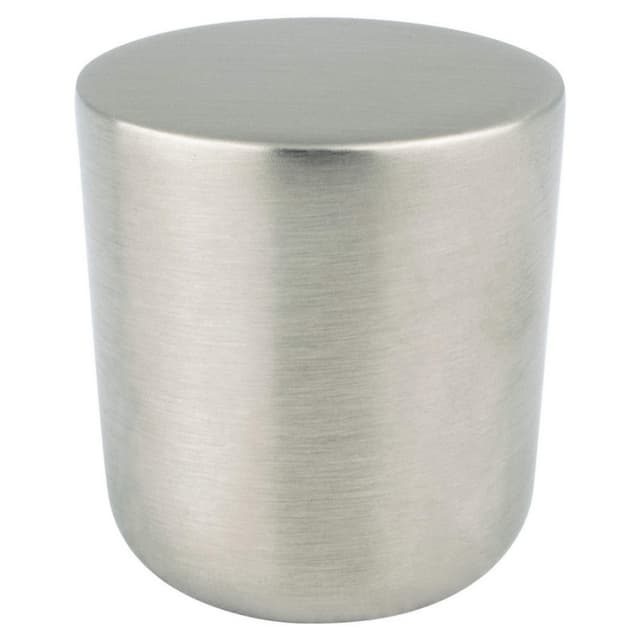 31/32" Mini Large Round Knob, Brushed Nickel
