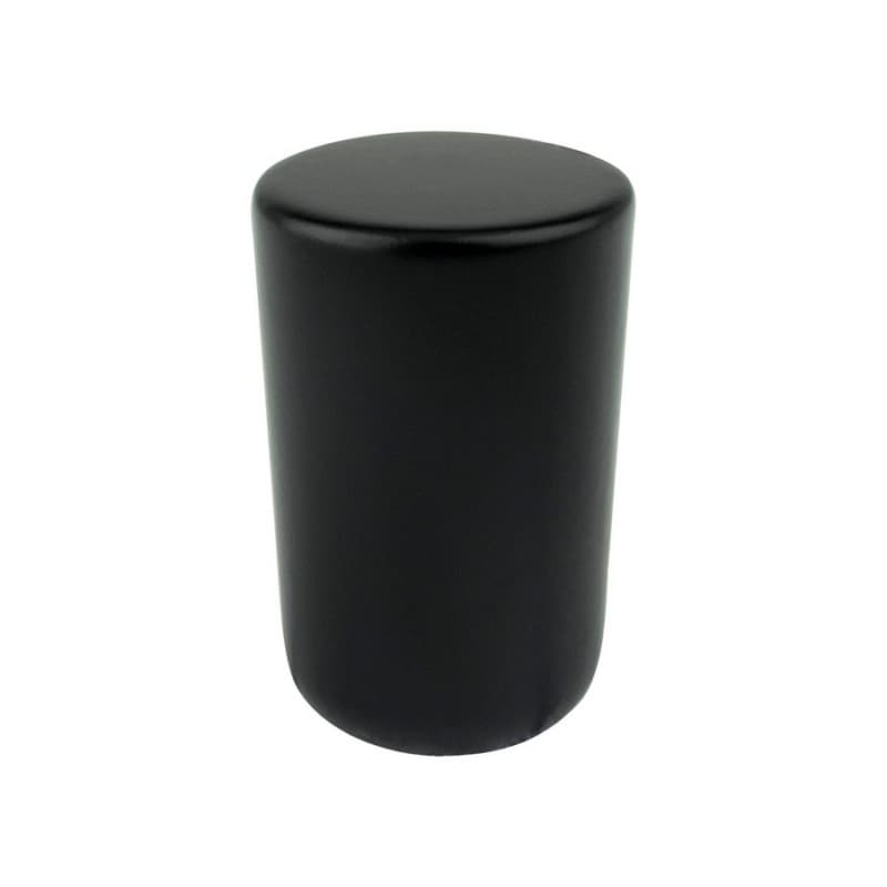 19/32" Mini Small Round Knob, Black