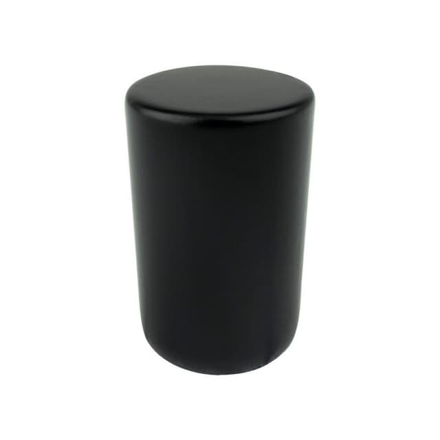 19/32" Mini Small Round Knob, Black