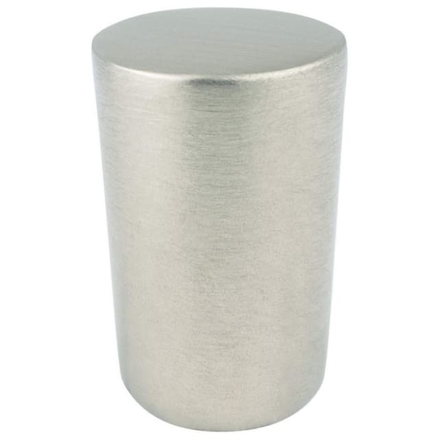 19/32" Mini Small Round Knob, Brushed Nickel
