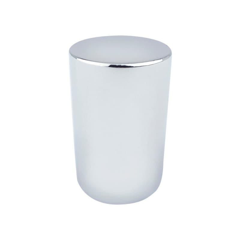 19/32" Mini Small Round Knob, Polished Chrome