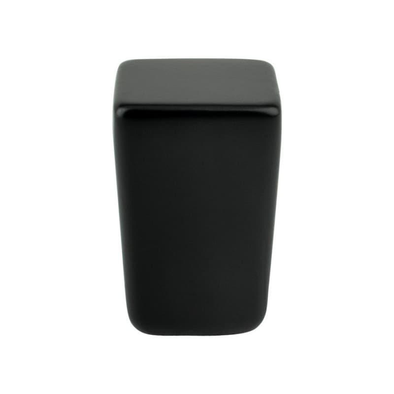 19/32" Mini Small Square Knob, Black