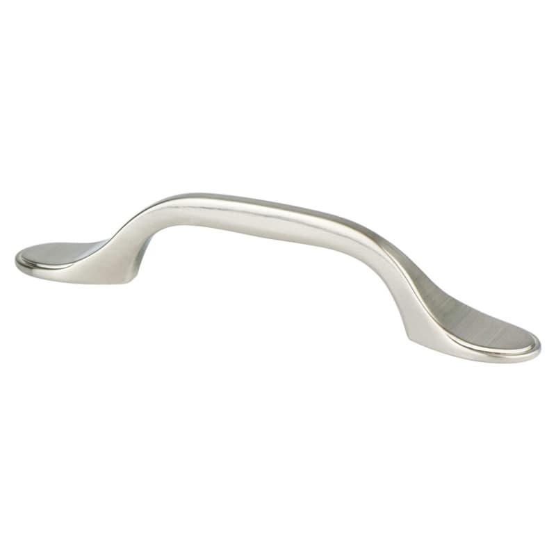 3" Advantage Plus-1 Top Rounded End Pull, Brushed Nickel