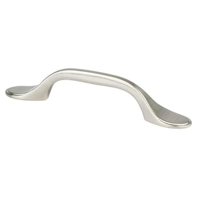 3" Advantage Plus-1 Top Rounded End Pull, Brushed Nickel