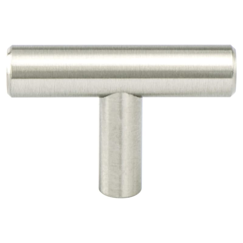 2" Tempo T-Bar Knob, Brushed Nickel
