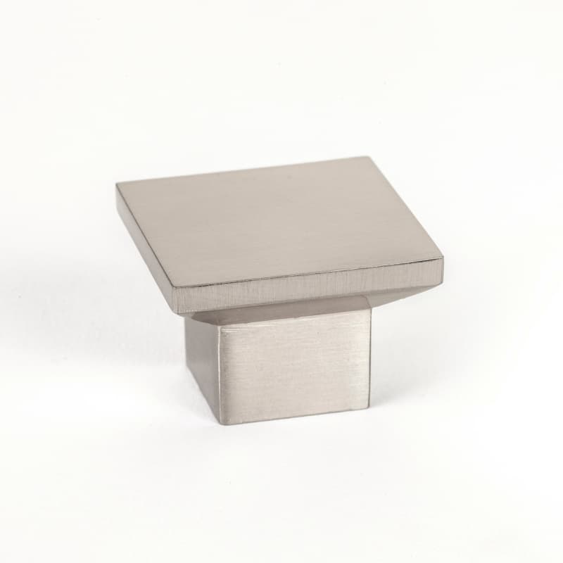 1-9/16" Elevate Square Knob, Brushed Nickel