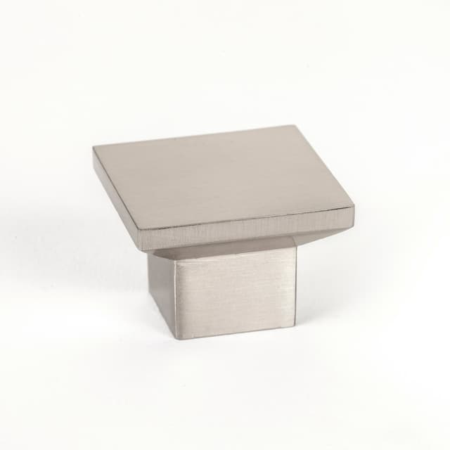 1-9/16" Elevate Square Knob, Brushed Nickel