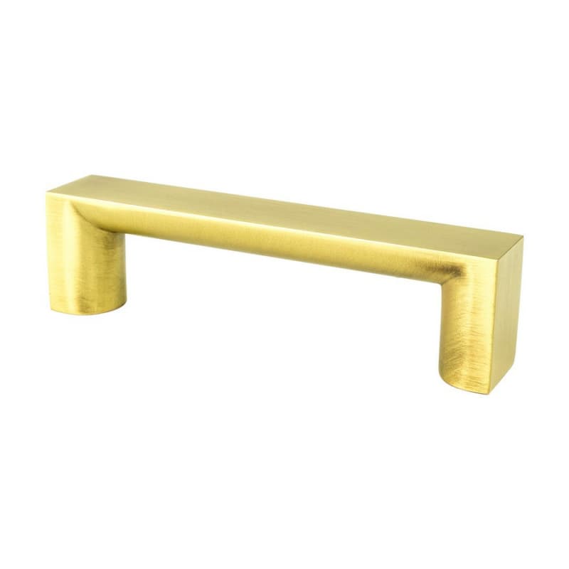 96mm Elevate Handle Pull, Satin Gold