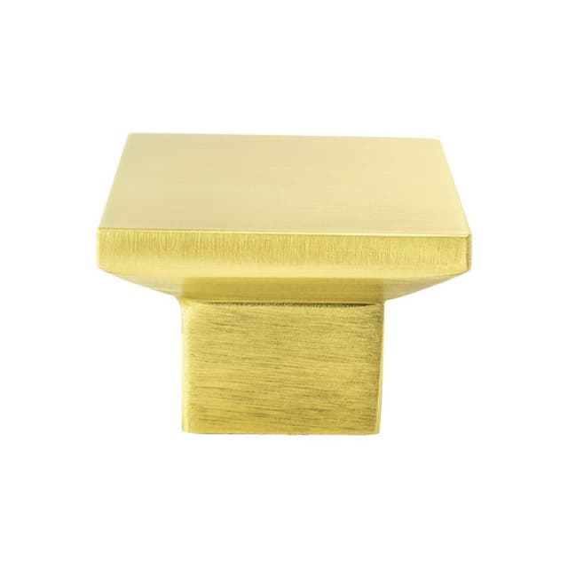 1-9/16" Elevate Square Knob, Satin Gold