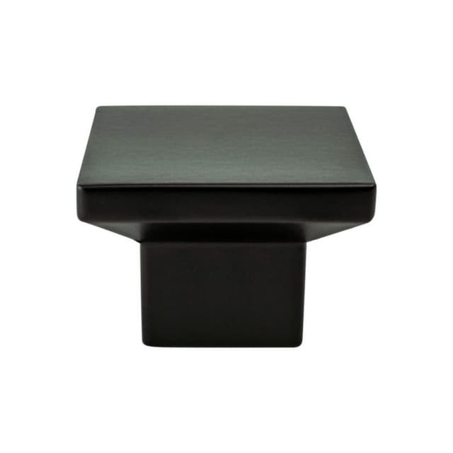 1-9/16" Elevate Square Knob, Matte Black