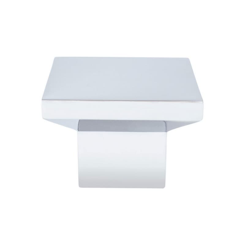 1-9/16" Elevate Square Knob, Polished Chrome